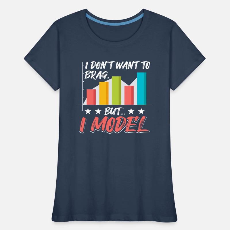 Daten Bigdata Datenanalyse Frauen Premium Bio T-Shirt