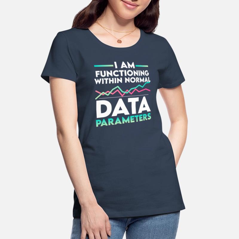 Parameters US Flag Computer Data Scientist Women's Premium Organic T-Shirt