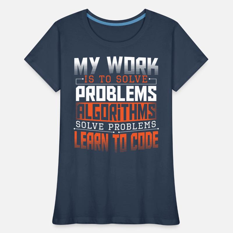 HTML Computer Engineer Hacker Women's Premium Organic T-Shirt