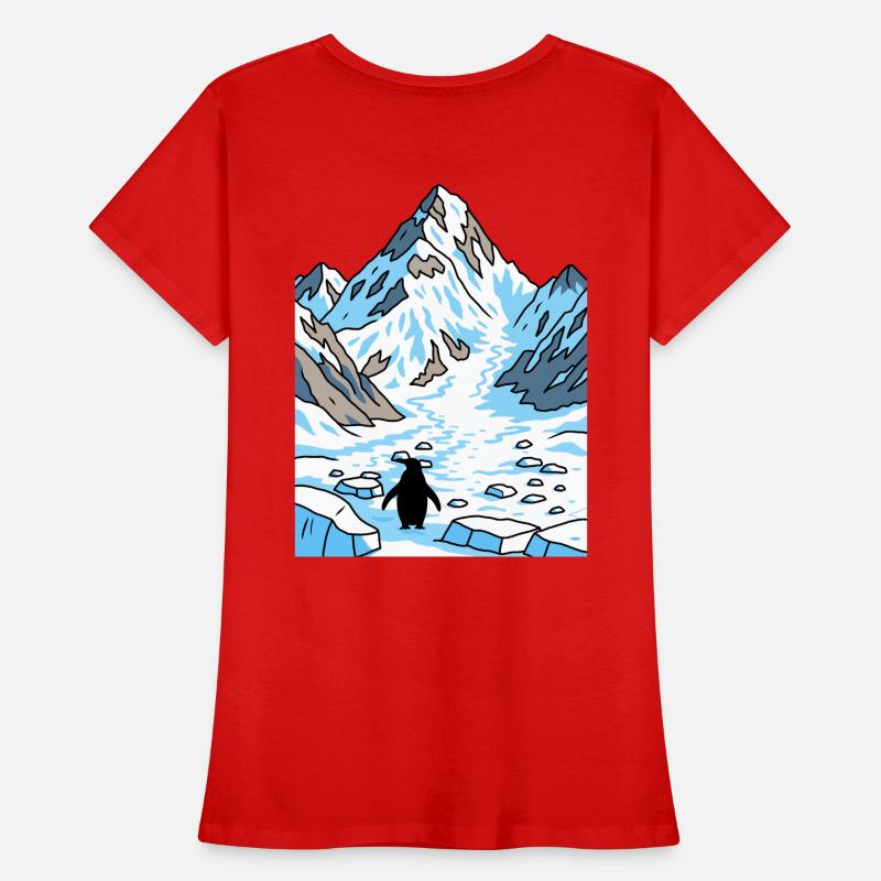 Sentier du glacier Penguin T-shirt bio Premium Femme