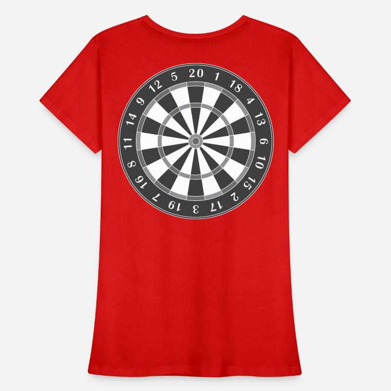 Dartscheibe Frauen Premium Bio T-Shirt