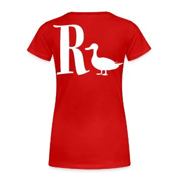 Retirement Humor - Women's Premium Organic T-Shirt - red - Back - Mia (176cm)