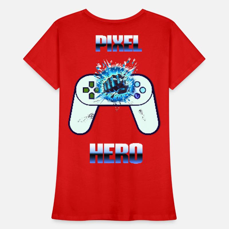 Pixel Hero - Retro Gaming Controller Women's Premium Organic T-Shirt