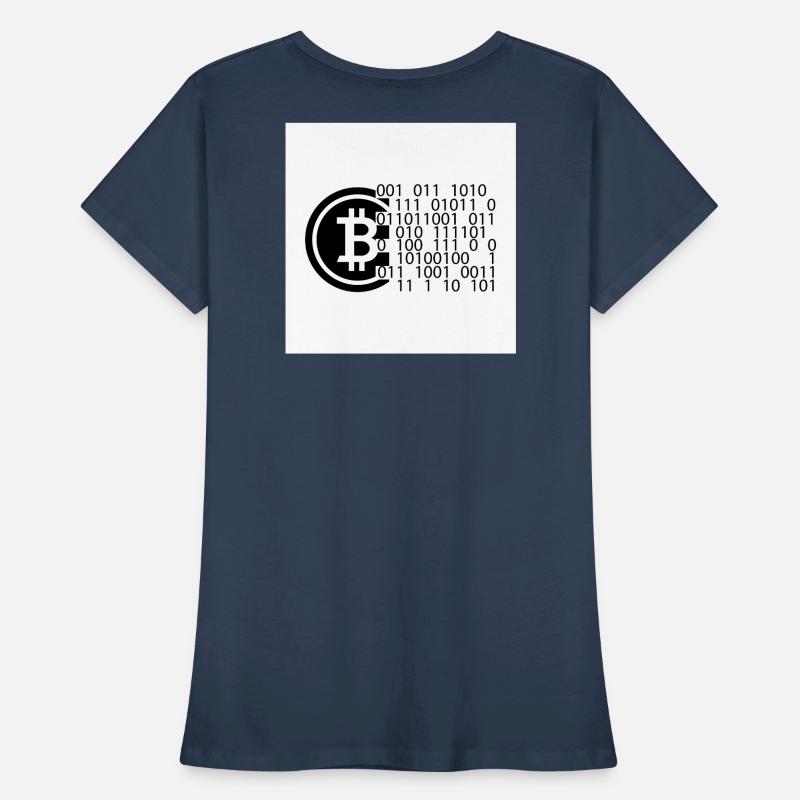 Bitcoin Code Frauen Premium Bio T-Shirt