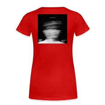 Do it. Motivationwear - Frauen Premium Bio T-Shirt - Rot - Hinten - Mia (176cm)