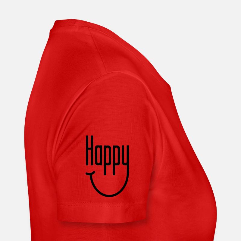 Sourire heureux T-shirt bio Premium Femme