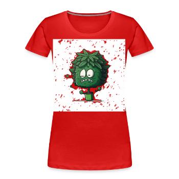 Bobs Blaze - Women's Premium Organic T-Shirt - red - Front - Mia (176cm)