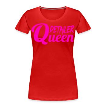 Detailer Queen Car Detailing Car Care Women - Women's Premium Organic T-Shirt - red - Front - Mia (176cm)