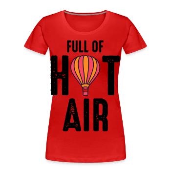 Montgolfière Montgolfière Montgolfière - T-shirt bio Premium Femme - rouge - Devant - Mia (176cm)