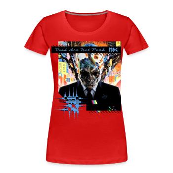 Monster #116 Tote sind keine Punks - Frauen Premium Bio T-Shirt - Rot - Vorne - Mia (176cm)