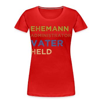 Administrator IT Administrator Admin Informatik - Frauen Premium Bio T-Shirt - Rot - Vorne - Mia (176cm)