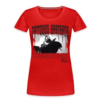 tattooed bastard ink tattoomaschine tattoo maori - Frauen Premium Bio T-Shirt - Rot - Vorne - Mia (176cm)