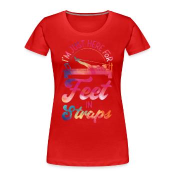 Pilates Instructor Teacher - Frauen Premium Bio T-Shirt - Rot - Vorne - Mia (176cm)