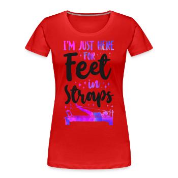 Pilates Instructor Teacher I'm - Frauen Premium Bio T-Shirt - Rot - Vorne - Mia (176cm)