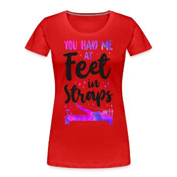 Pilates Instructor Teacher You Had - Frauen Premium Bio T-Shirt - Rot - Vorne - Mia (176cm)