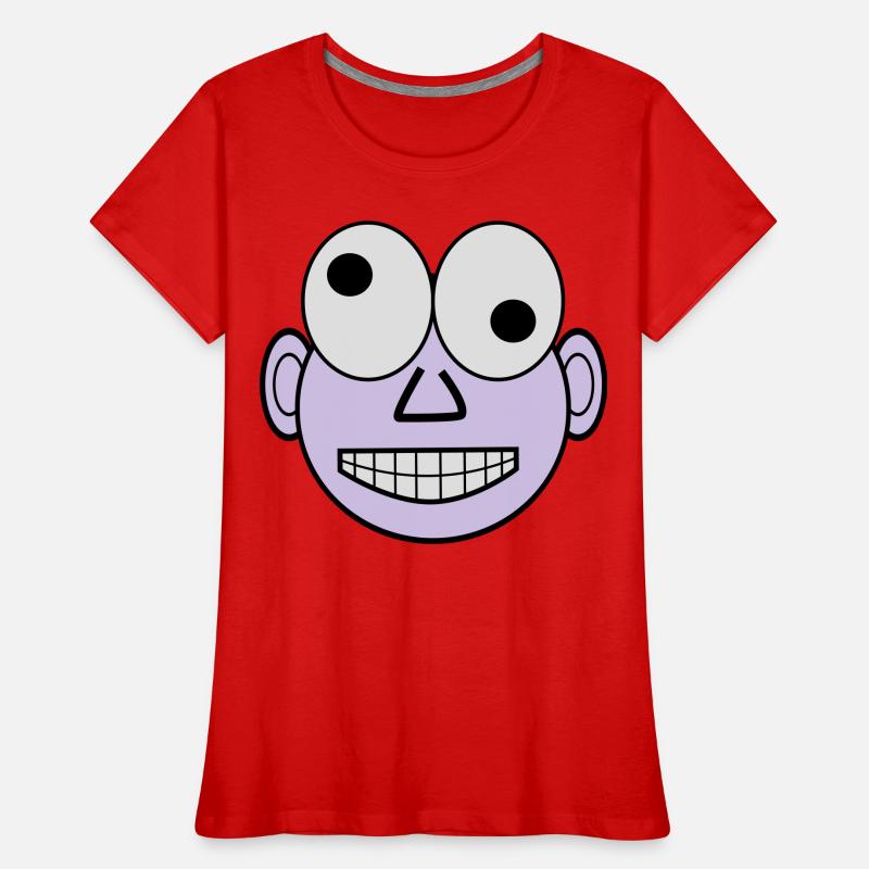 funny face T-shirt bio Premium Femme