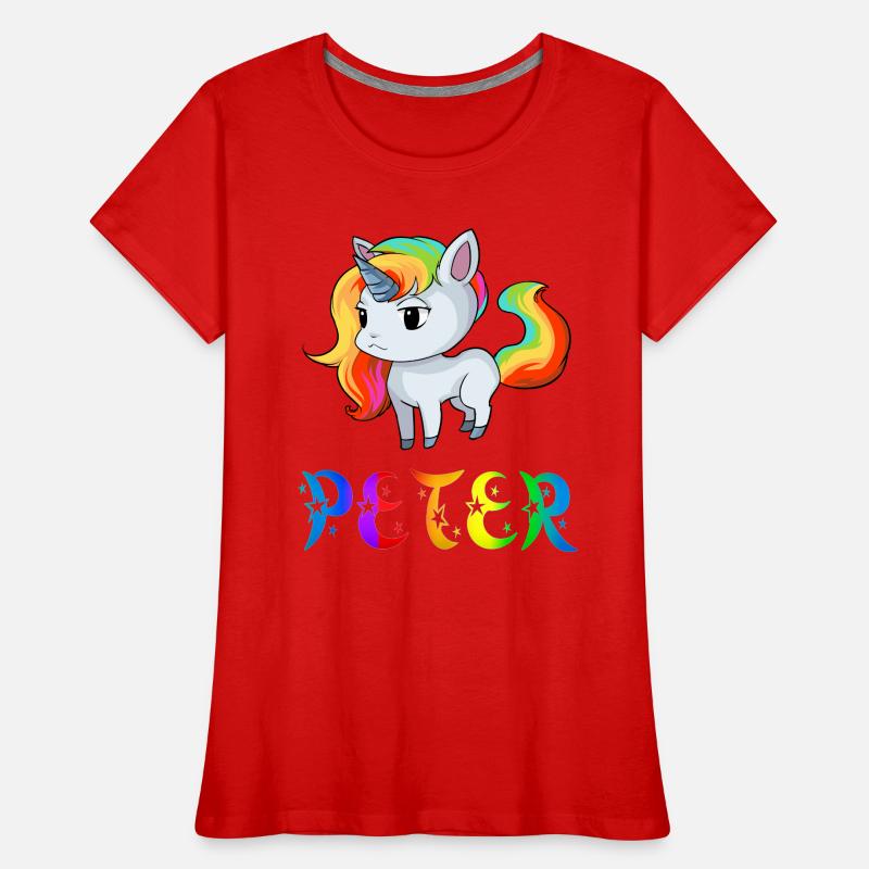 Peter Einhorn T-shirt bio Premium Femme