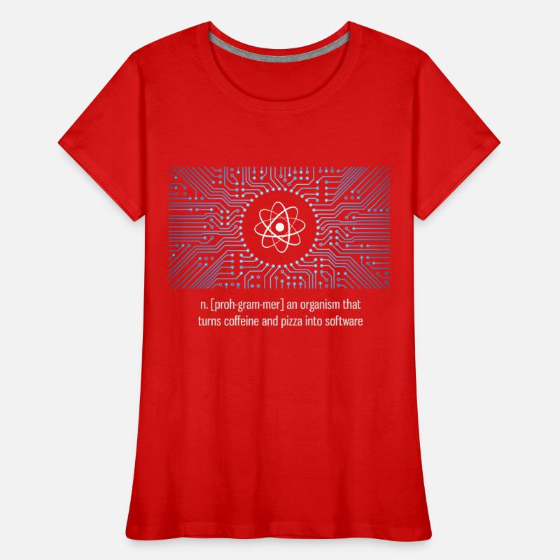 nerd programmer big bang board CPU pc code LOL Women's Premium Organic T-Shirt