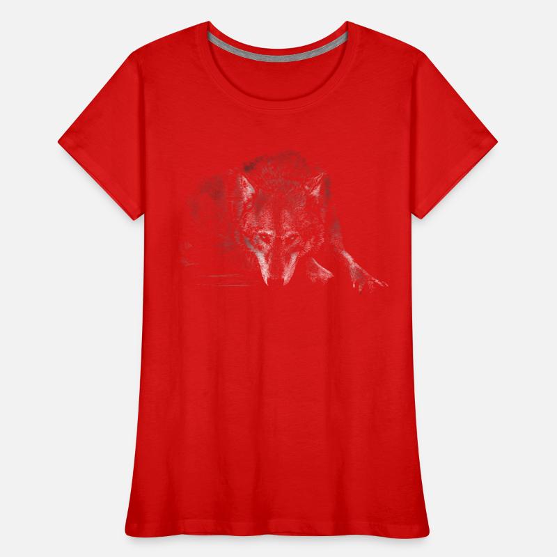 Wolf Women's Premium Organic T-Shirt