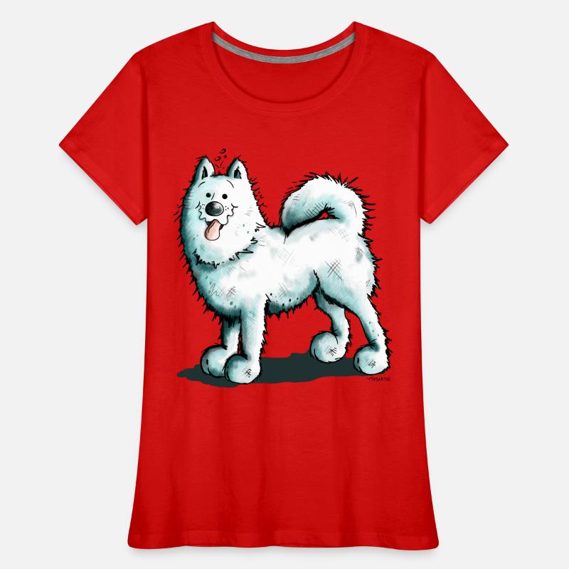 Sammy Samoyed - Samoyède T-shirt bio Premium Femme
