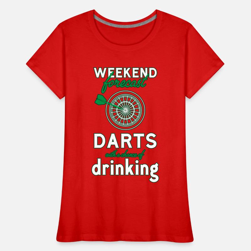 Fléchettes fléchettes T-shirt bio Premium Femme