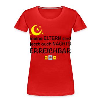 lustige Babysprüche - Frauen Premium Bio T-Shirt - Rot - Vorne - Mia (176cm)