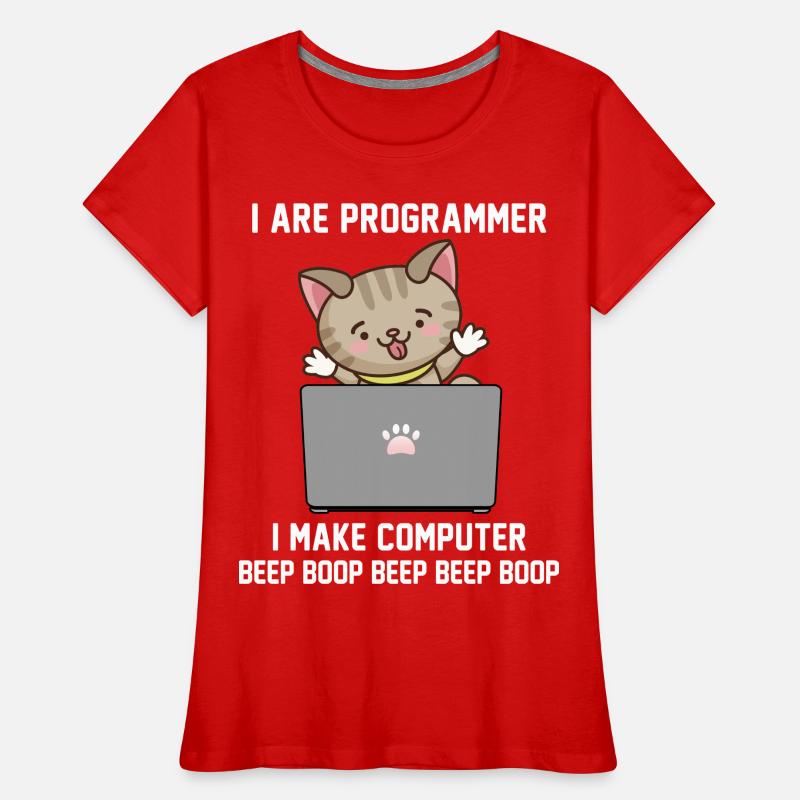 Programmierer Frauen Premium Bio T-Shirt