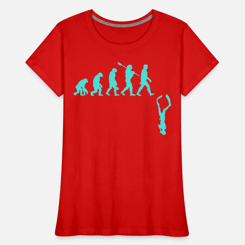 Évolution de l’apnée T-shirt bio Premium Femme