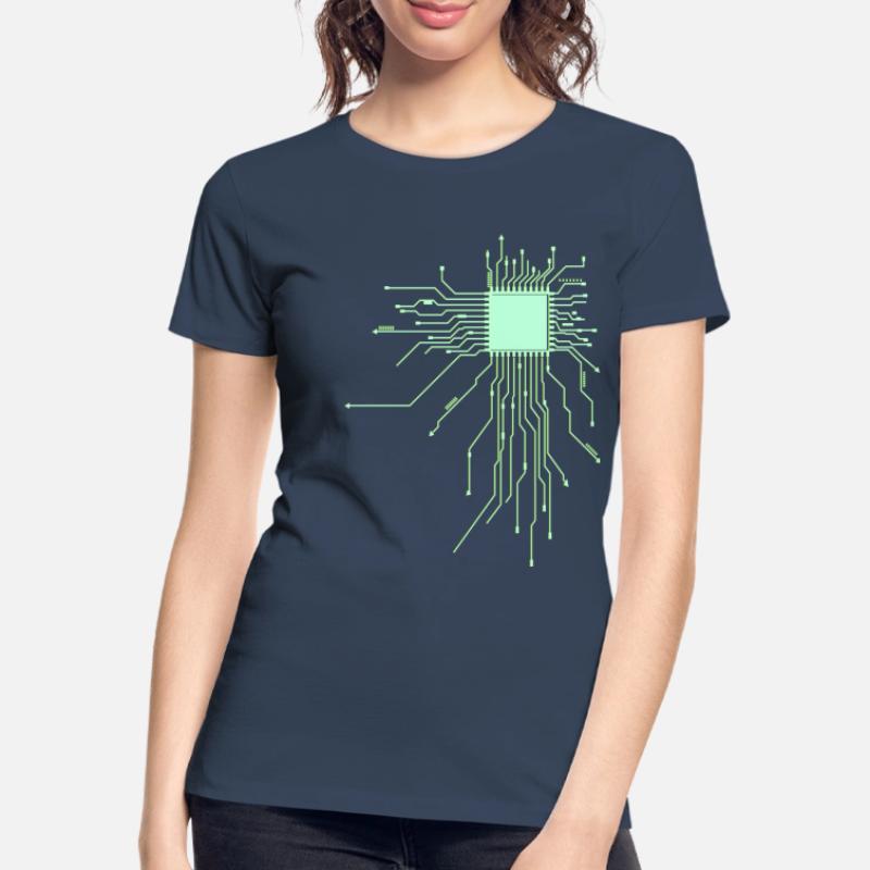 board core cpu computer nerd pc humor geek code Women's Premium Organic T-Shirt