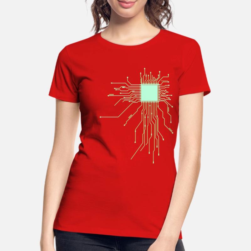 board core cpu computer nerd pc humor geek code Women's Premium Organic T-Shirt