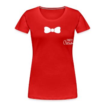 Équipe d’enterrement de vie de garçon - T-shirt bio Premium Femme - rouge - Devant - Mia (176cm)
