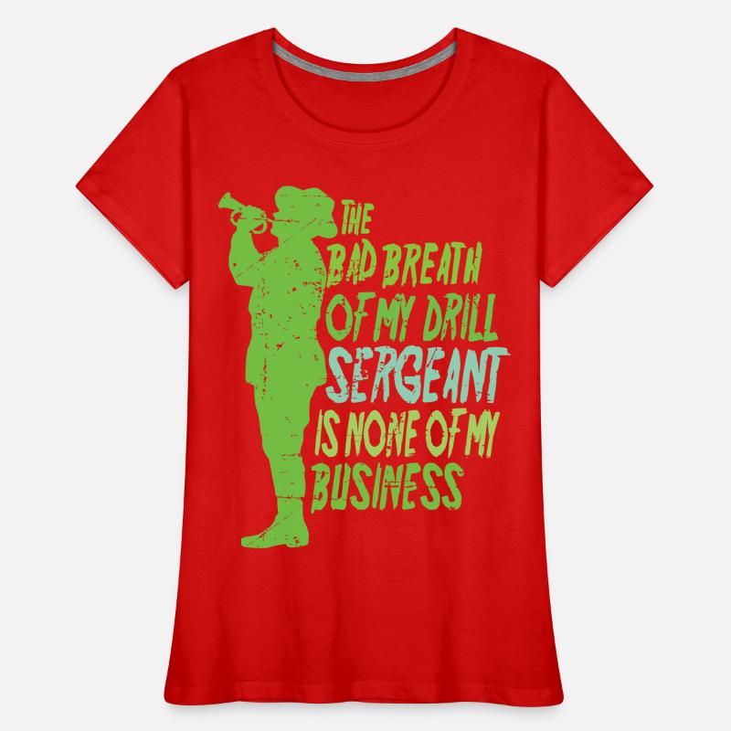 Drill Sergeant Frauen Premium Bio T-Shirt