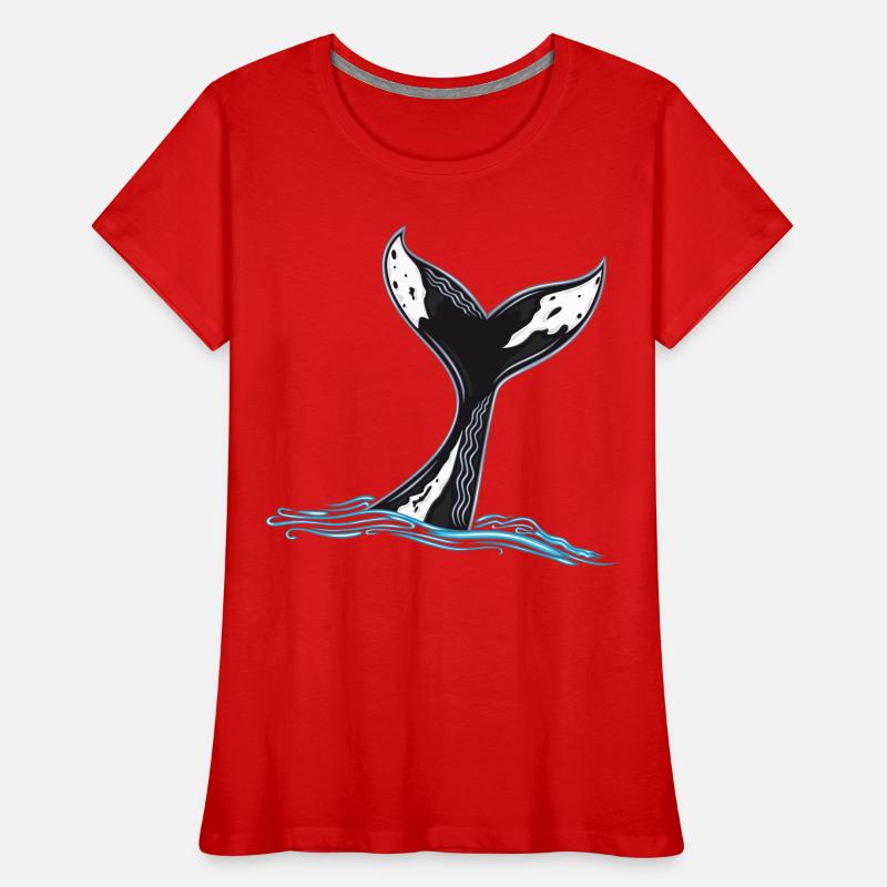 Rorqual commun T-shirt bio Premium Femme