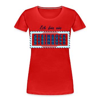 Tierkreiszeichen Steinbock Statement Horoskop - Frauen Premium Bio T-Shirt - Rot - Vorne - Mia (176cm)