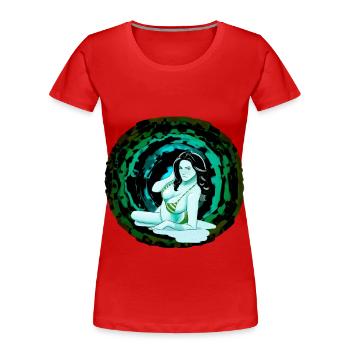 Dream Woman Fantasy Men Sexy Girl Girl - Women's Premium Organic T-Shirt - red - Front - Mia (176cm)
