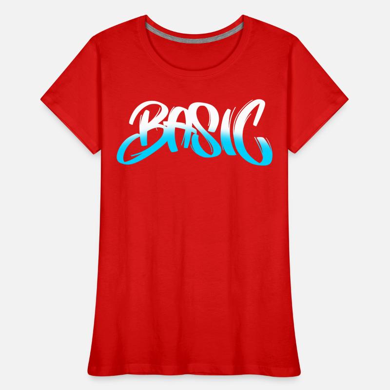 Dégradé de graffiti BASIC T-shirt bio Premium Femme