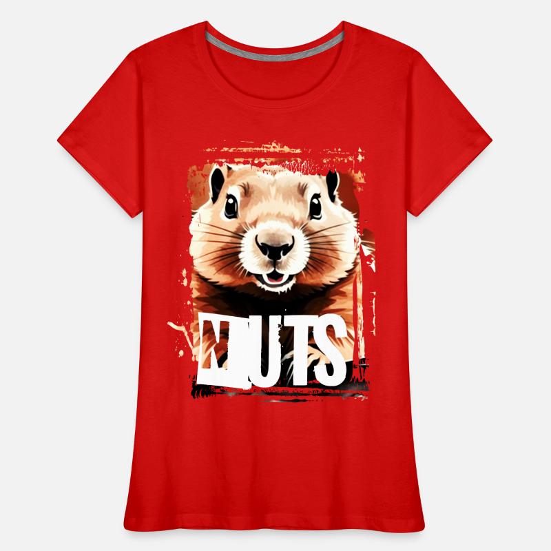 Squirrel Nuts Nuts Nuts Women's Premium Organic T-Shirt