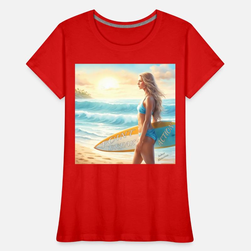 Mädchen Action Surf Point Break 2 Frauen Premium Bio T-Shirt