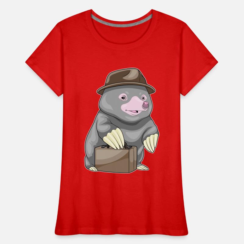 Porte-documents Mole Entrepreneur T-shirt bio Premium Femme
