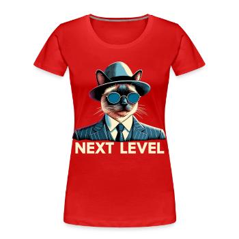 Siam Katze Siamkatze Next Level Anzug Geschenk - Frauen Premium Bio T-Shirt - Rot - Vorne - Mia (176cm)