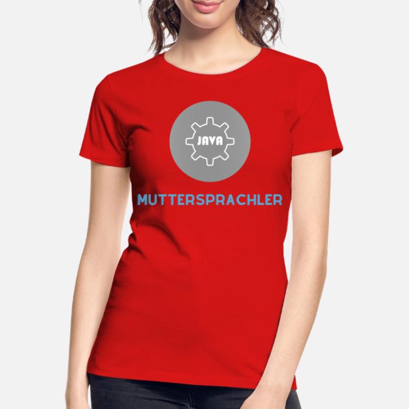 Locuteur natif : JavaScript Edition T-shirt bio Premium Femme