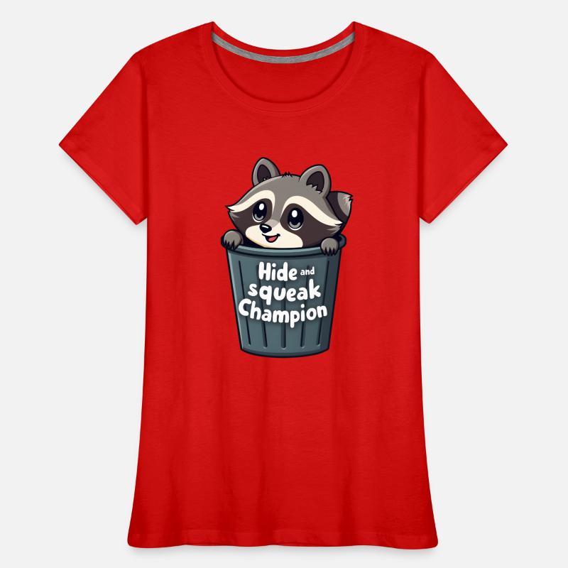 Champion de cache-cache et de grincement T-shirt bio Premium Femme