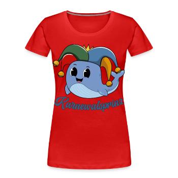 Karnewalsprinz Wortwitz Wortspiele Karneval Kostüm - Frauen Premium Bio T-Shirt - Rot - Vorne - Mia (176cm)