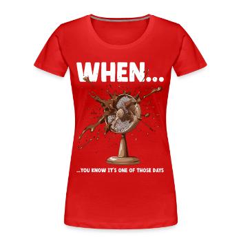 Drôle de désastre de mème Les collègues du cabinet d’avocats de Murphy - T-shirt bio Premium Femme - rouge - Devant - Mia (176cm)