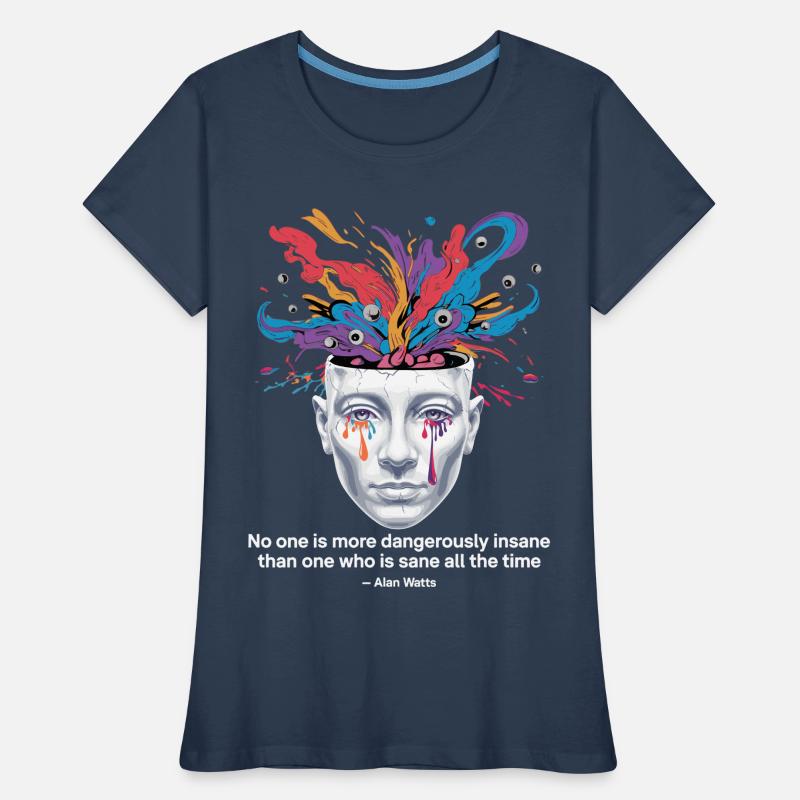 Mind Unleashed | Watts Psychedelic Insight T-shirt bio Premium Femme