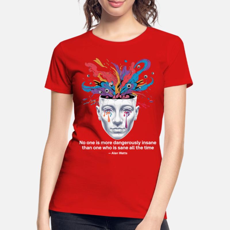 Mind Unleashed | Watts Psychedelic Insight T-shirt bio Premium Femme