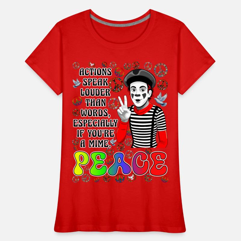 La paix est la chose la plus importante T-shirt bio Premium Femme