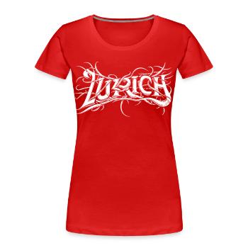 Zürich Heavy Metal - Zürcher Metal ( Musik) - Frauen Premium Bio T-Shirt - Rot - Vorne - Mia (176cm)