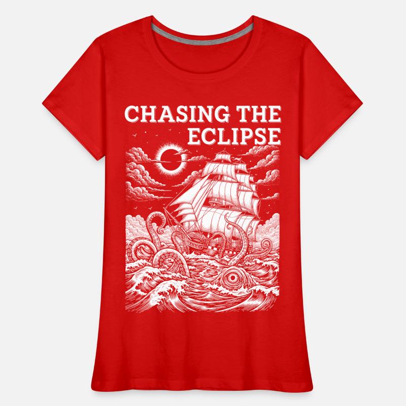 Solar Eclipse Adventure Women's Premium Organic T-Shirt