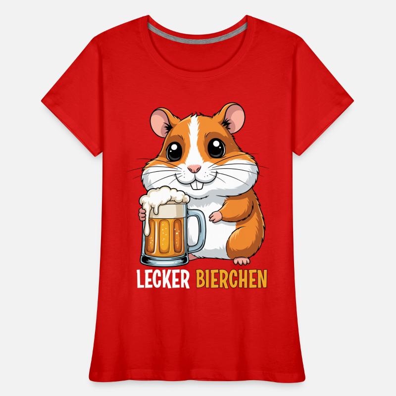 Lecker Bierchen Frauen Premium Bio T-Shirt